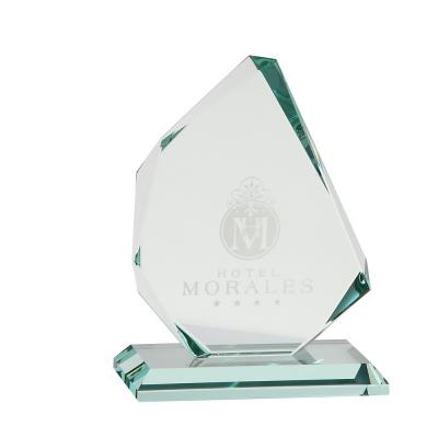 Picture of Jade Glass Facetted Ice Peak Award