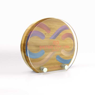 Picture of Bamboo Sunrise Award with Acrylic Face Plate