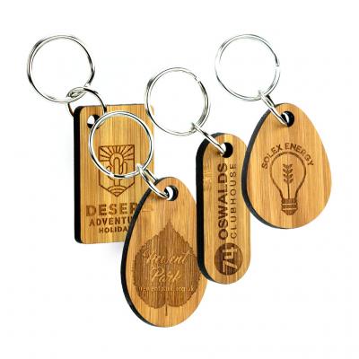 Picture of Bamboo Keyrings