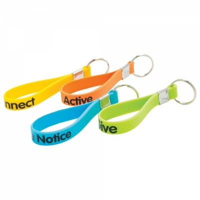 Picture of Printed Silicone Loop Keyring