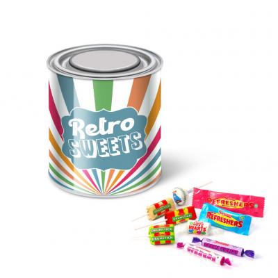 Picture of Large Paint Tin - Retro Sweets