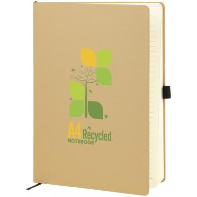 Picture of Broadstairs A4 Recycled Kraft Paper Notebook
